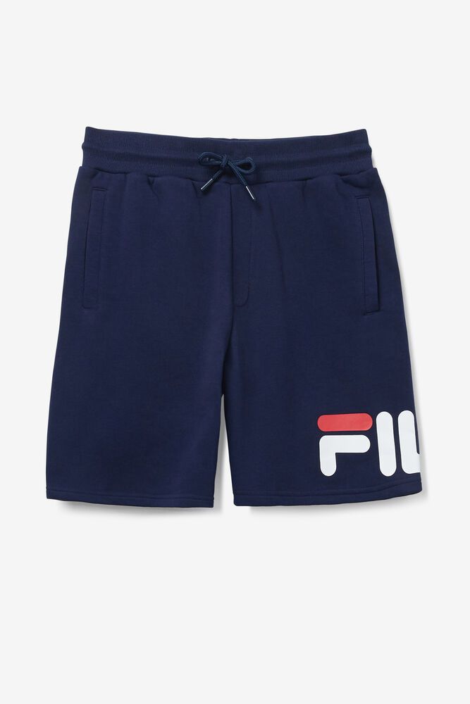 Fila Zeshawn Navy Shorts Mens - NZ 92085-YDZH